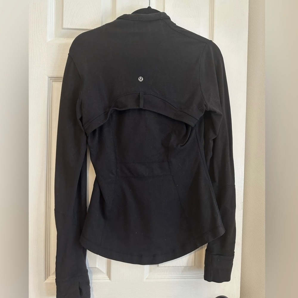 Lululemon Define Jacket - black with rare peplum detail